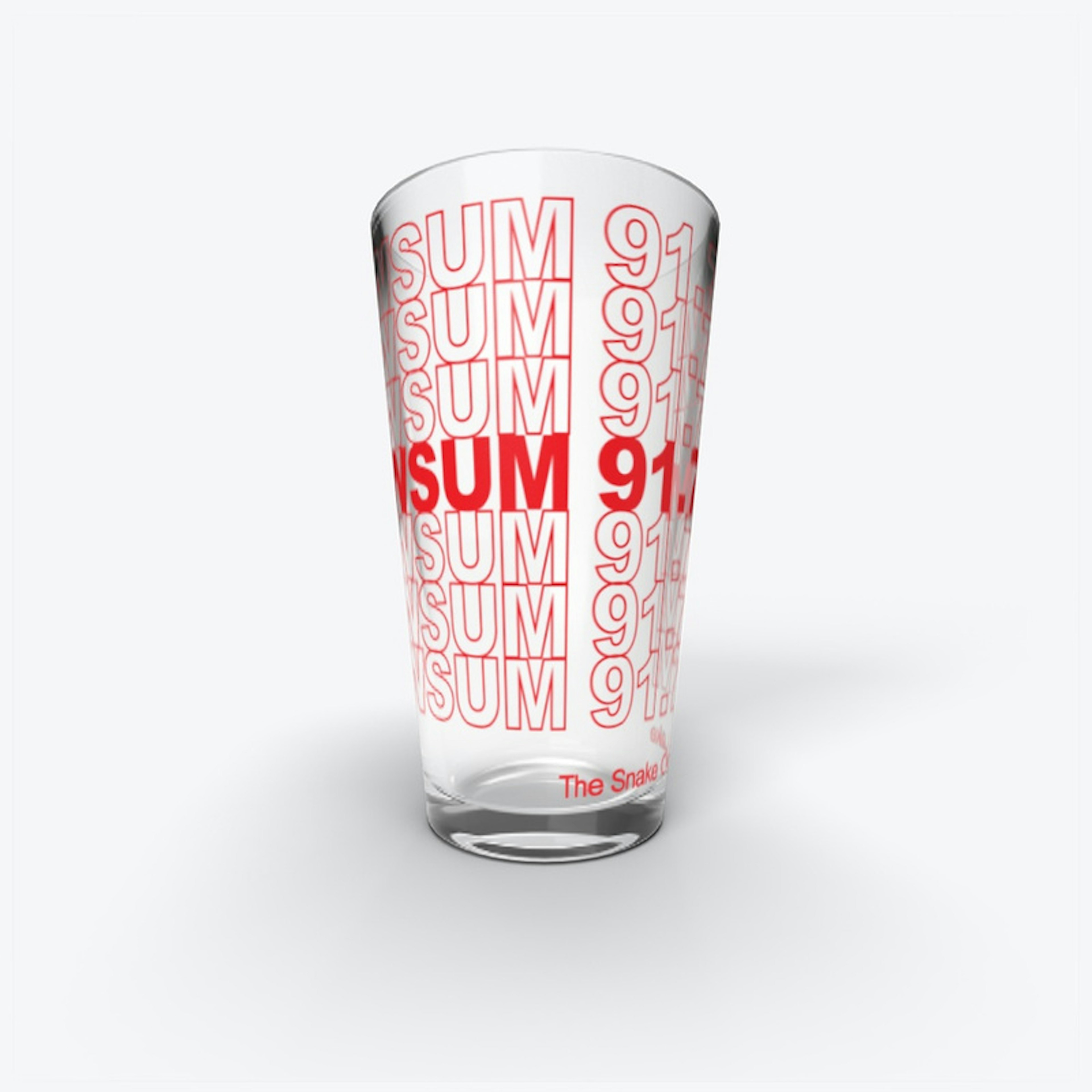 WSUM 91.7 FM Pint Glass